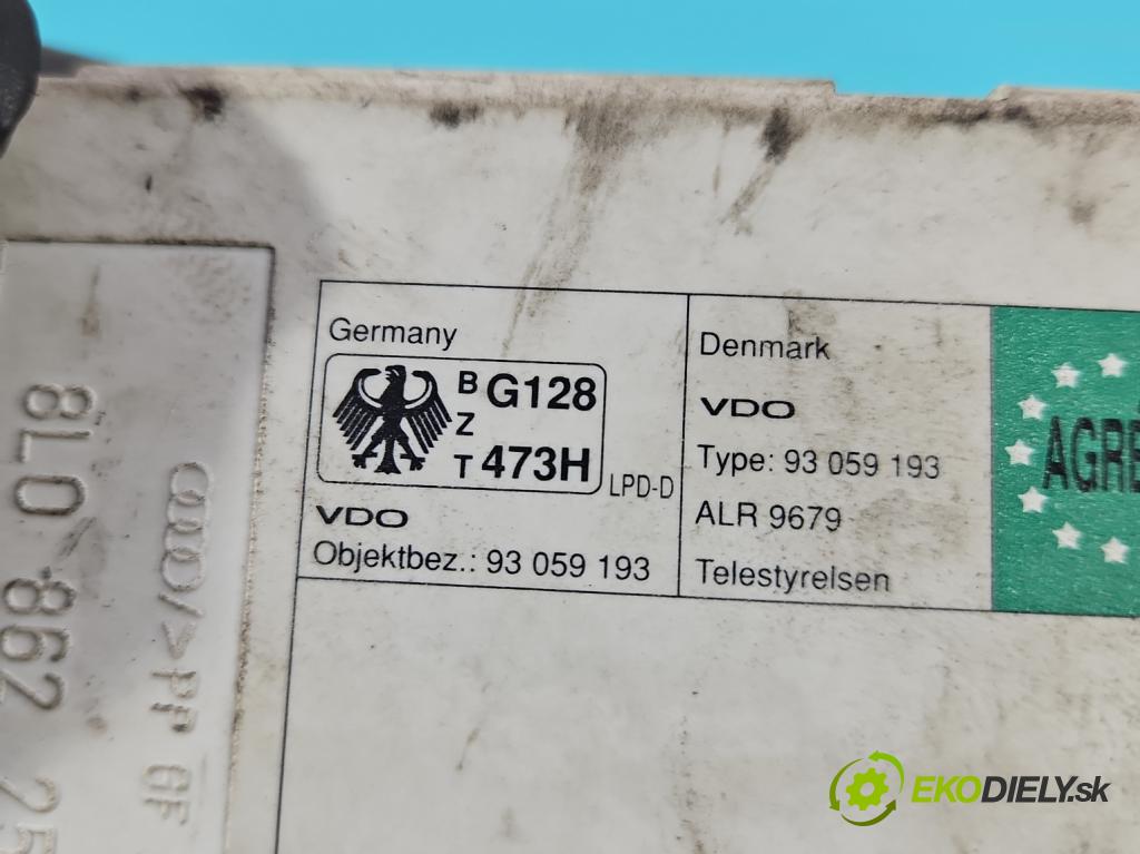 Audi A3 8L 1996-2003 1.9 tdi 90 HP manual 66 kW 1896 cm3 5- Centrální: zámek: 8L0862257G