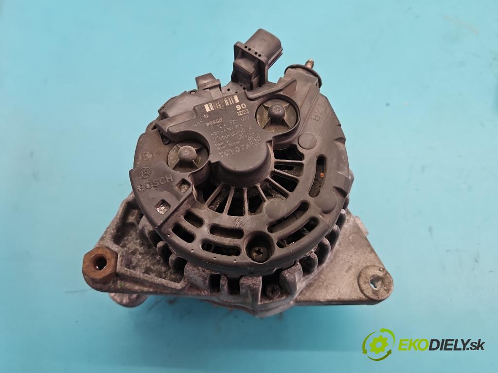 Toyota Avensis II T25 2003-2008 1.8 vvti 129 hp manual 95 kW 1794 cm3 5- Alternator 0124325079 (Alternátor)