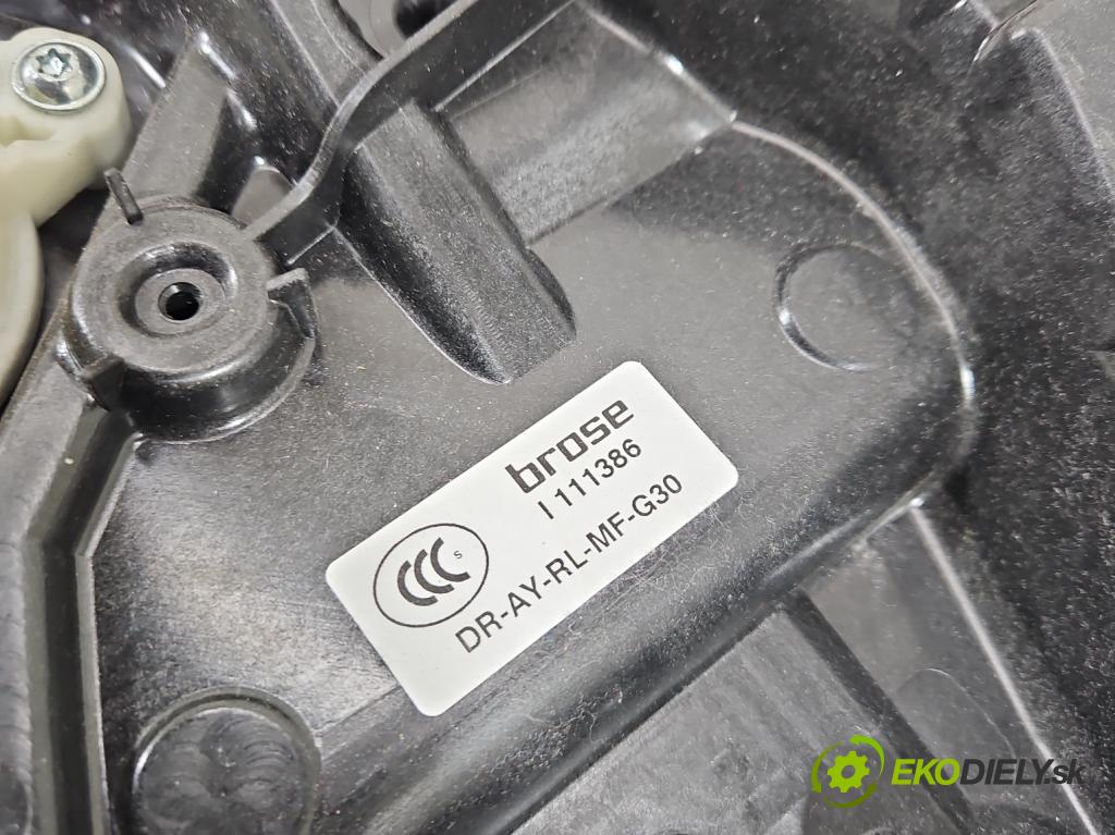 Bmw 5 G30 2017-2024 2.0d 190 HP automatic 140 kW 1995 cm3 4- mechanizmus okna zadné ľavý 7365167