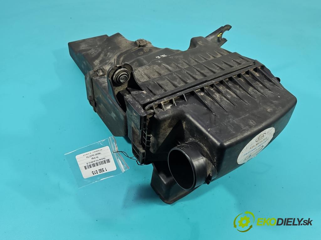 Kia Venga 1.4 16V 90 HP manual 66.2 kW 1396 cm3 5- obal filtra vzduchu 28112-1P100 (Obal vzduchového filtra)