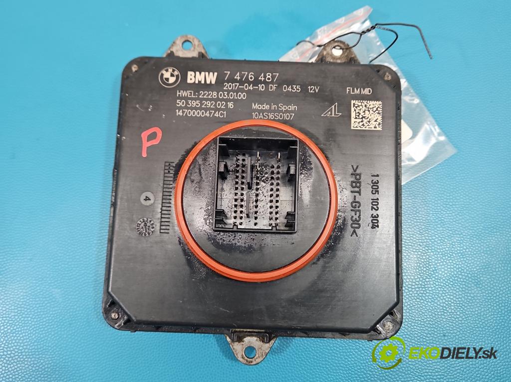 Bmw 5 G30 2017-2024 2.0d 190 HP automatic 140 kW 1995 cm3 4- modul lampy: 7476487