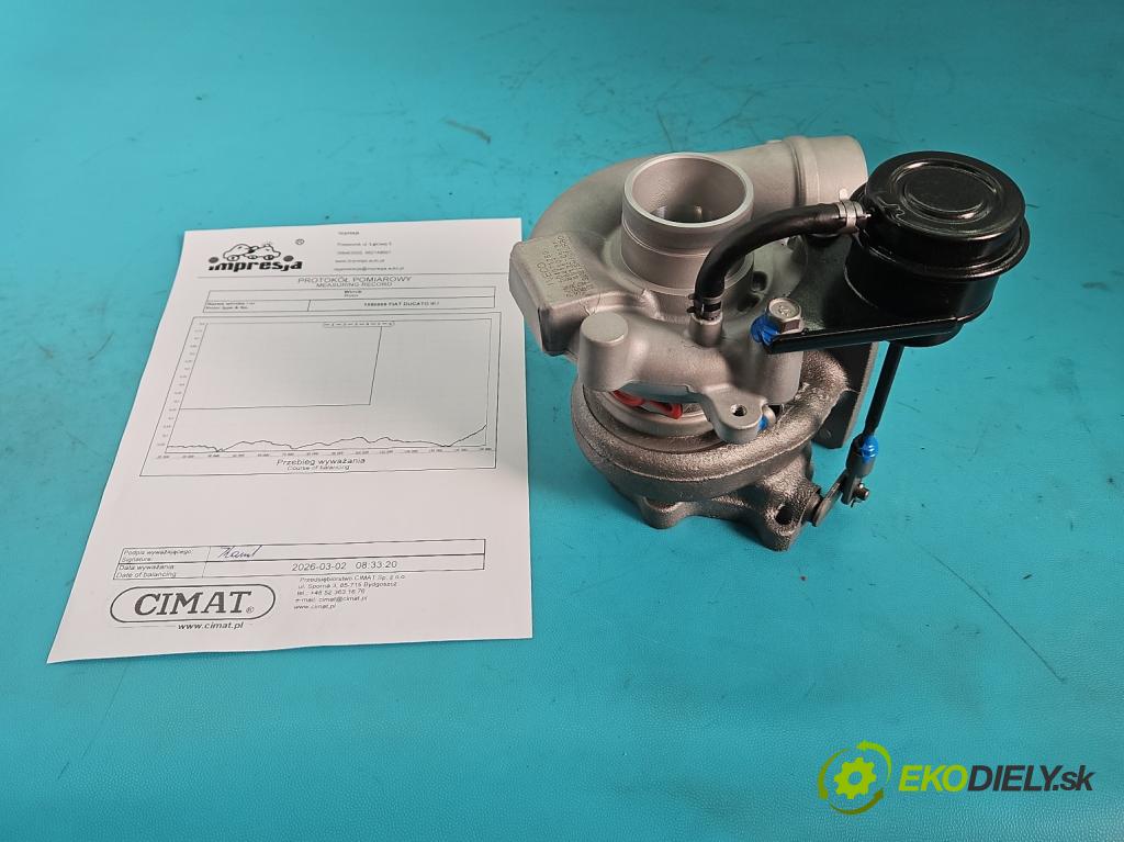 Fiat Ducato III 2006-2014 2.3 jtd 120 HP manual 88 kW 2287 cm3 5- turbodúchadlo, turbo repasovaná 49135-05131