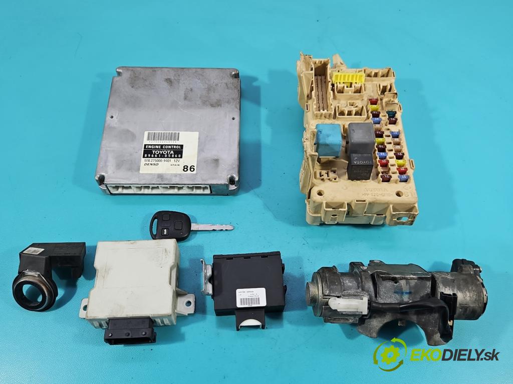 Toyota Avensis II T25 2003-2008 1.8 vvti 129 hp manual 95 kW 1794 cm3 5- řídící jednotka motoru 89661-05860