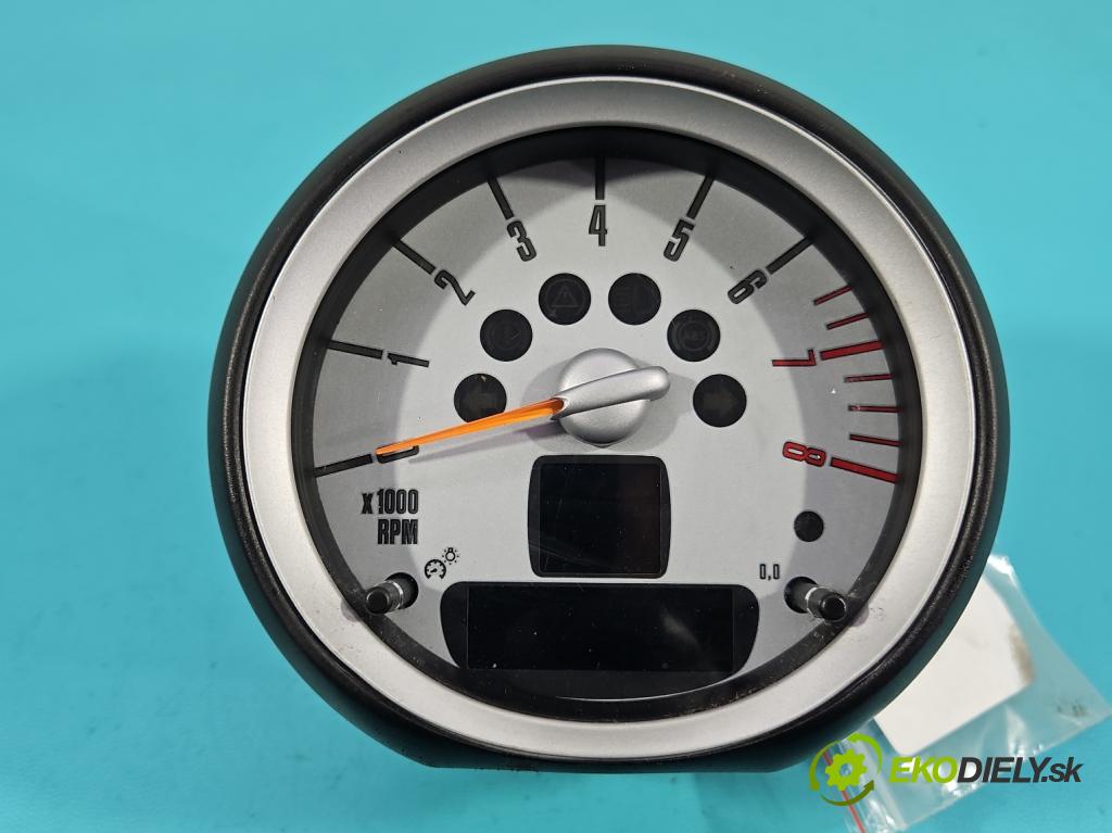 Mini One II 2006-2013 1.6 16V 120 hp manual 88 kW 1598 cm3 3- Přístrojová deska 9153400 (Přístrojová deska)