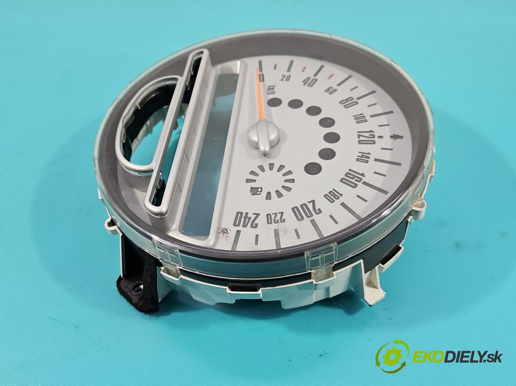 Mini One II 2006-2013 1.6 16V 120 HP manual 88 kW 1598 cm3 3- prístrojovka/ budíky 9136195 (Prístrojová doska)