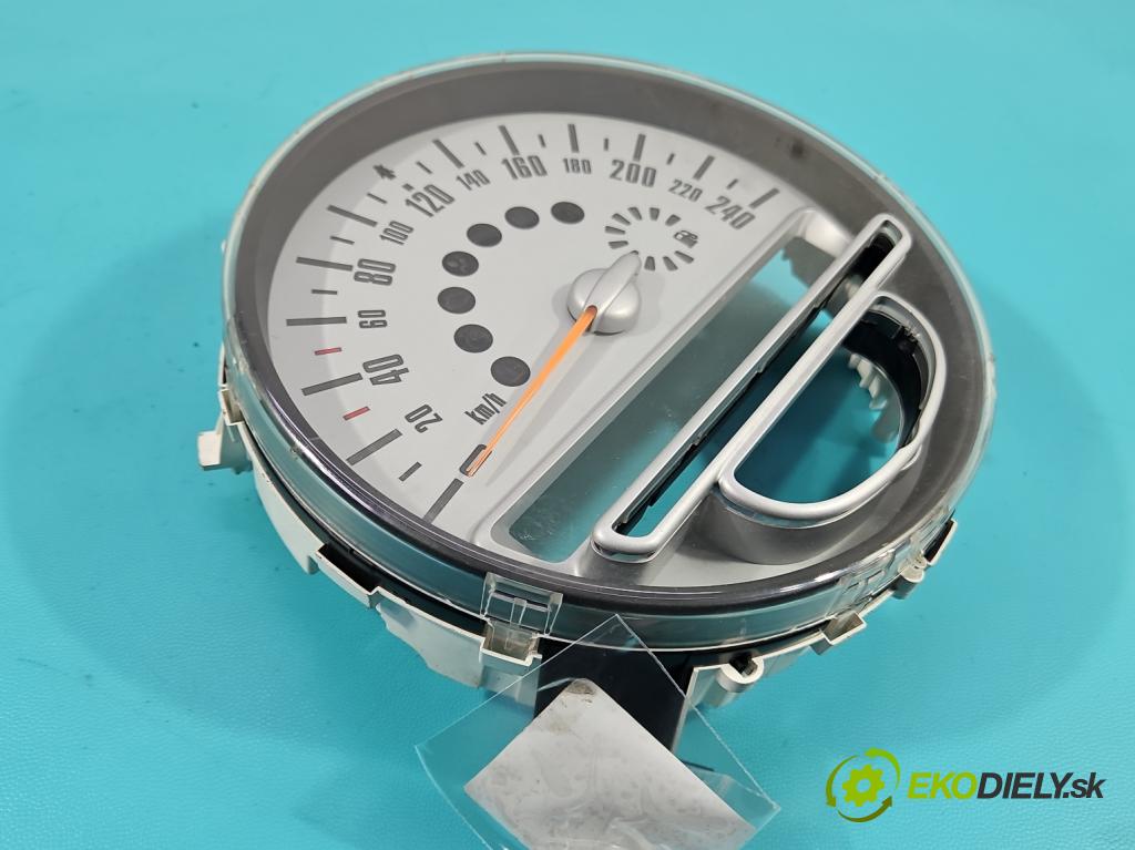 Mini One II 2006-2013 1.6 16V 120 HP manual 88 kW 1598 cm3 3- prístrojovka/ budíky 9136195 (Prístrojová doska)