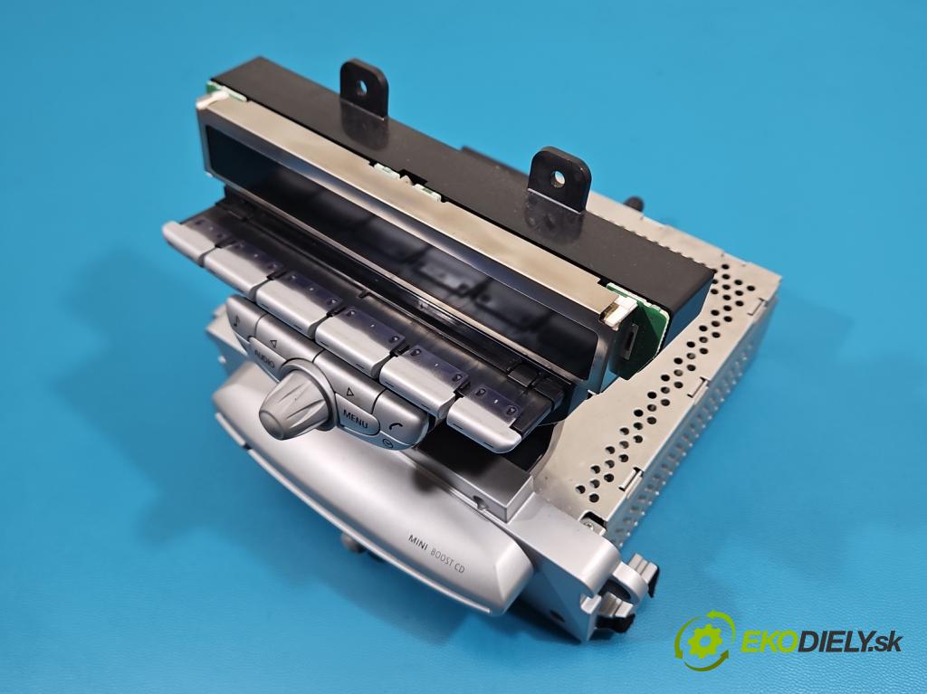 Mini One II 2006-2013 1.6 16V 120 HP manual 88 kW 1598 cm3 3- Radio originál 3449345