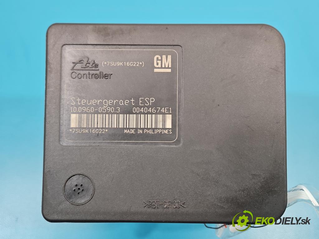 Opel Zafira B 2005-2014 1.7 cdti 125 HP manual 92 kW 1686 cm3 5- čerpadlo abs 13244860 (Pumpa ABS)