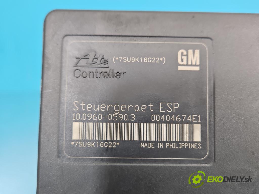 Opel Zafira B 2005-2014 1.7 cdti 125 HP manual 92 kW 1686 cm3 5- čerpadlo abs 13244860 (Pumpa ABS)