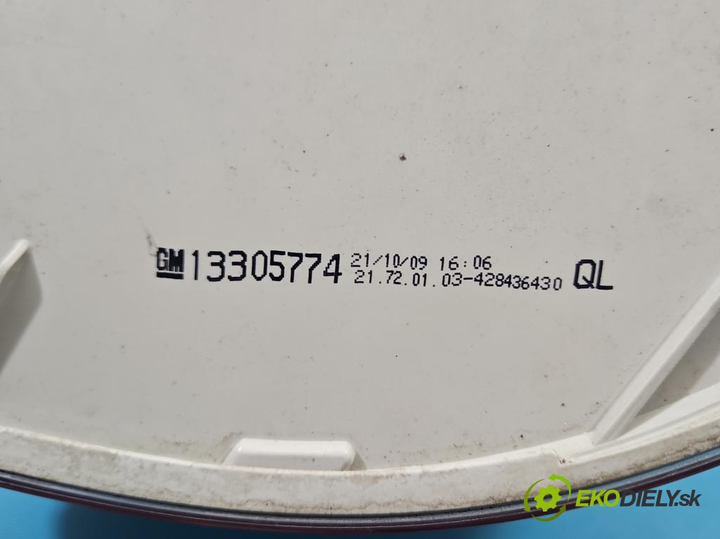 Opel Zafira B 2005-2014 1.7 cdti 125 HP manual 92 kW 1686 cm3 5- svetlo / reflektor zadné ľavé 13305774 (Kľučka dverí ostatné)