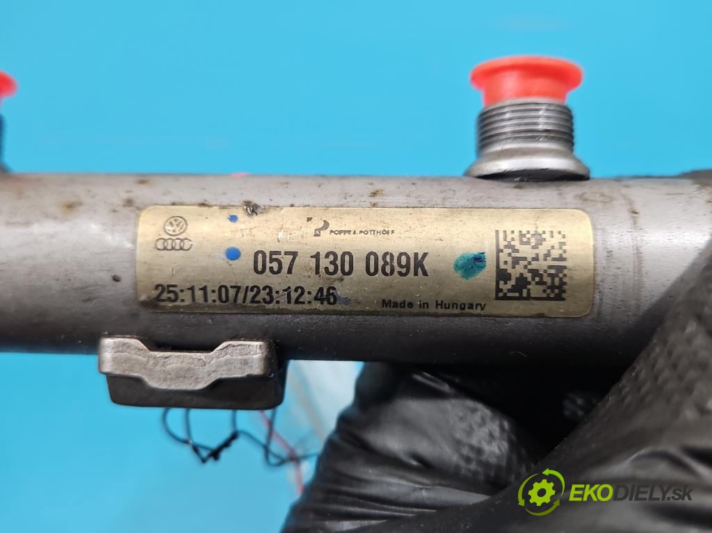 Audi Q7 2005-2015 4.2 TDI 326KM automatic 240 kW 4134 cm3 5- lišta vstrekovacia 057130089K (Vstrekovacia lišta)
