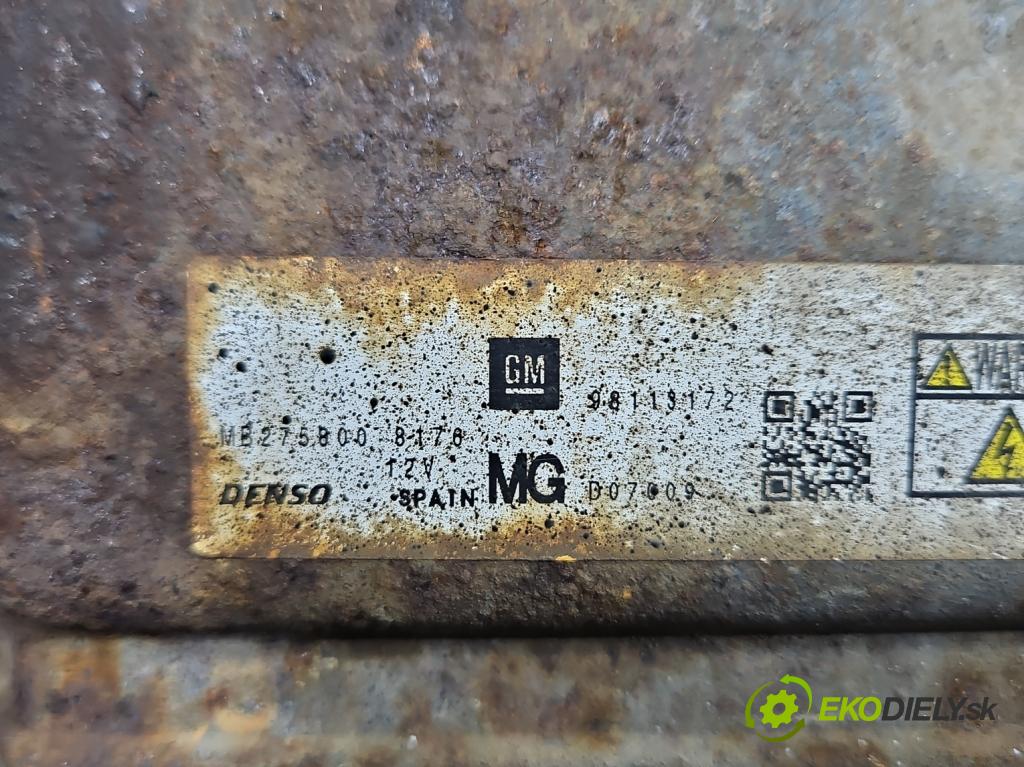 Opel Zafira B 2005-2014 1.7 cdti 125 HP manual 92 kW 1686 cm3 5- riadiaca jednotka motora 98113172