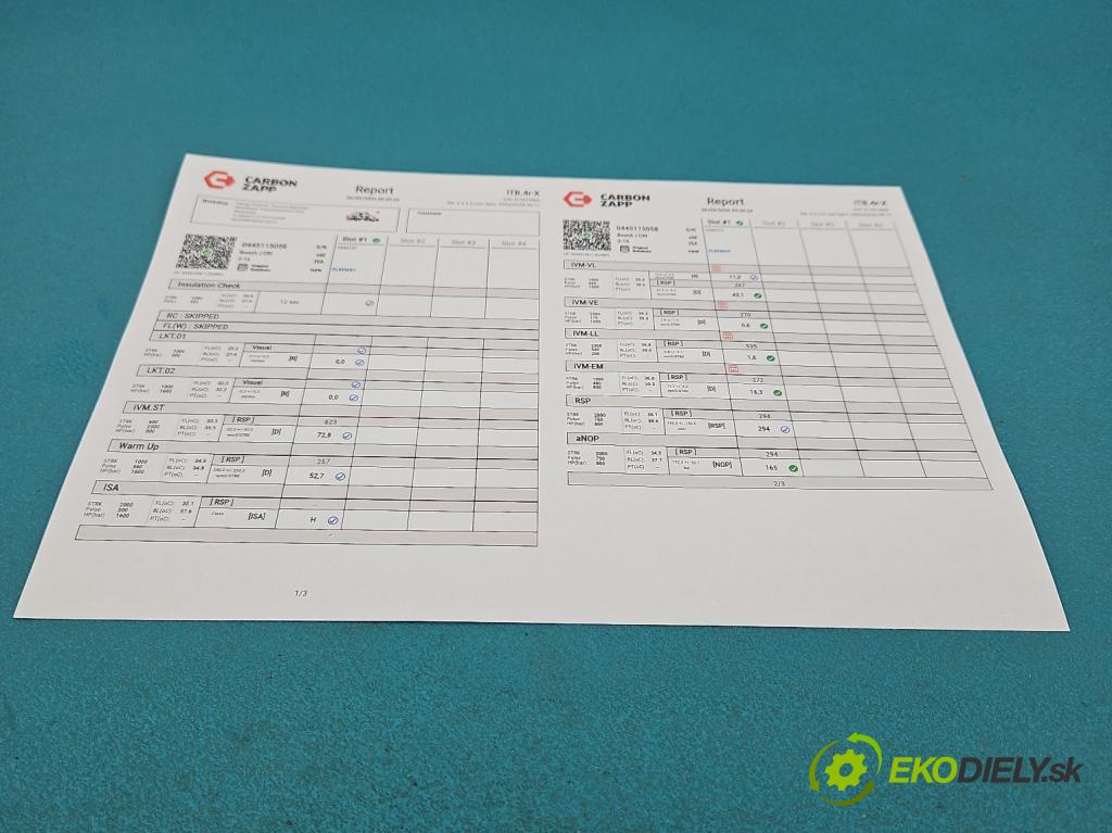 Audi Q7 2005-2015 4.2 TDI 326KM automatic 240 kW 4134 cm3 5- vstřikovač 0445115058 (Vstřikovač paliva)