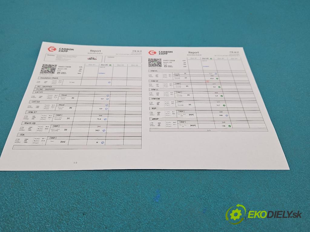 Audi Q7 2005-2015 4.2 TDI 326KM automatic 240 kW 4134 cm3 5- vstřikovač 0445115058 (Vstřikovač paliva)