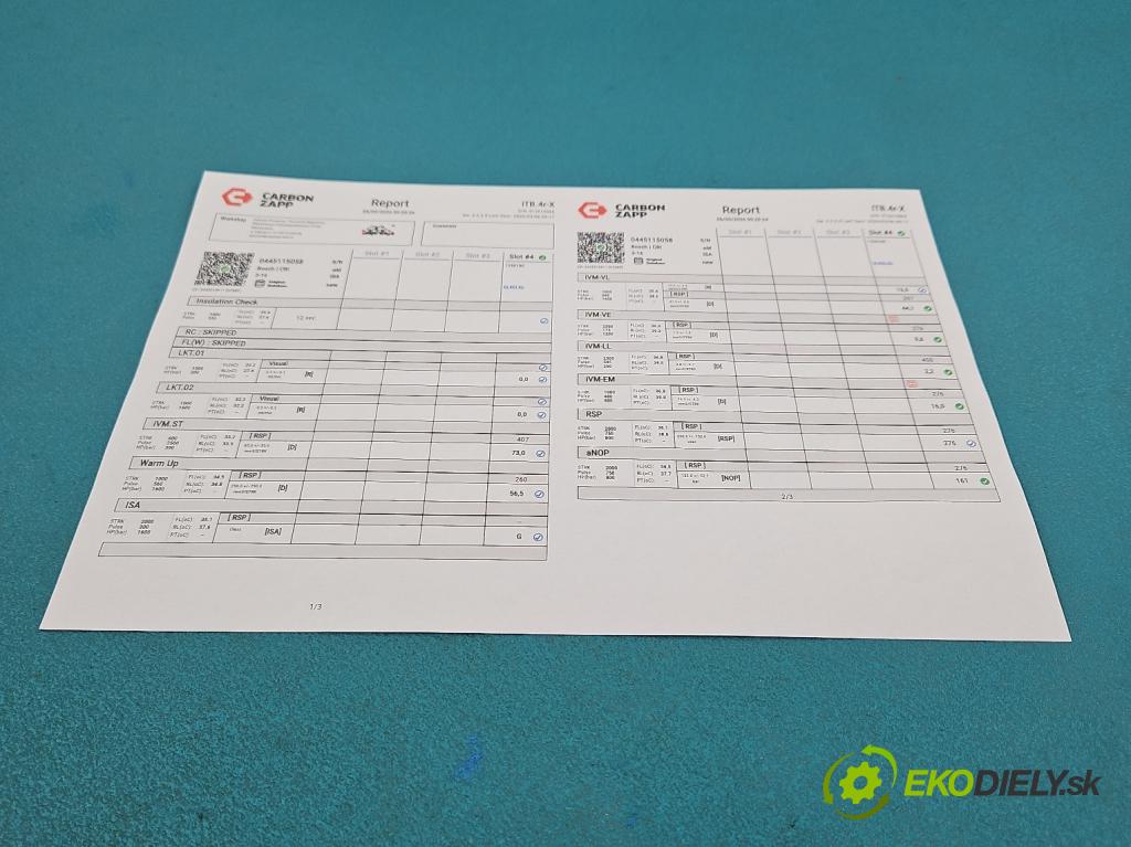 Audi Q7 2005-2015 4.2 TDI 326KM automatic 240 kW 4134 cm3 5- vstřikovač 0445115058 (Vstřikovač paliva)