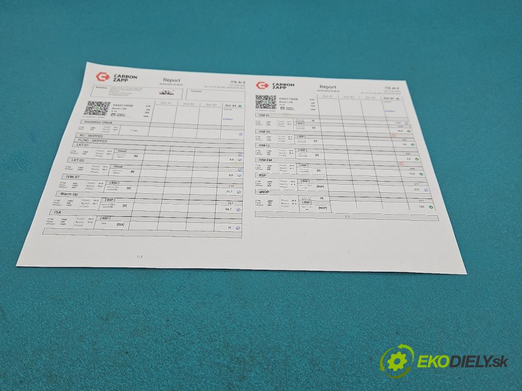 Audi Q7 2005-2015 4.2 TDI 326KM automatic 240 kW 4134 cm3 5- vstřikovač 0445115058 (Vstřikovač paliva)