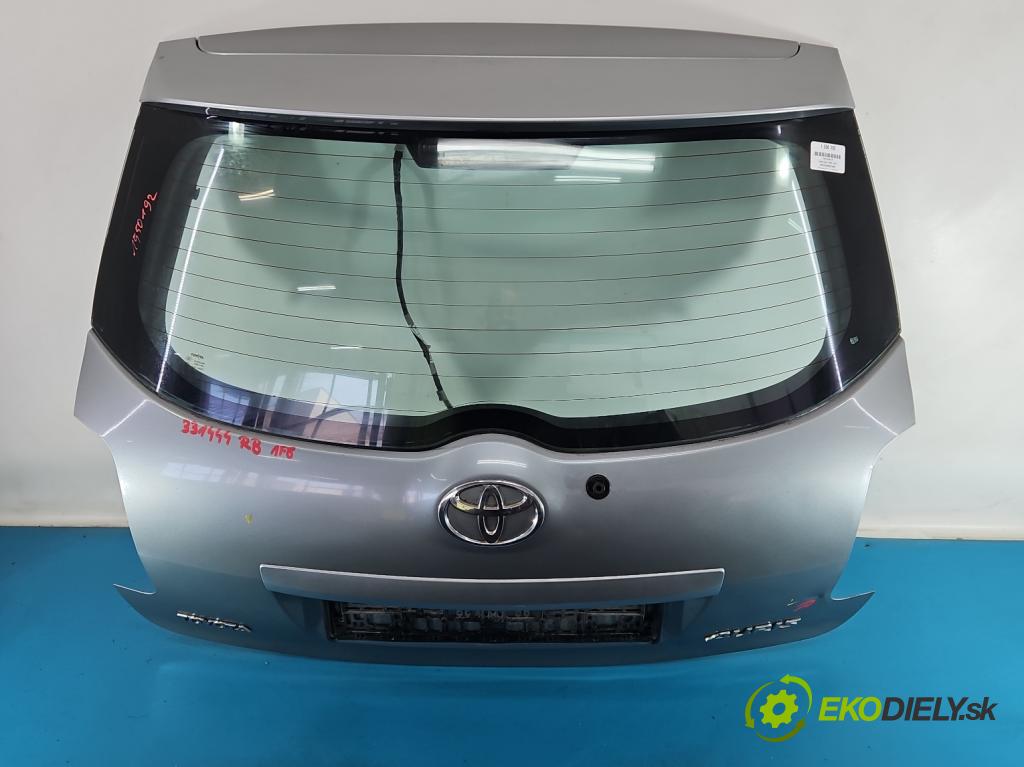 Toyota Auris I 2006-2013 2.0 D4D 126 hp manual 93 kW 1998 cm3 5- zadní kufrové dveře  (Zadní kapota (kufr))