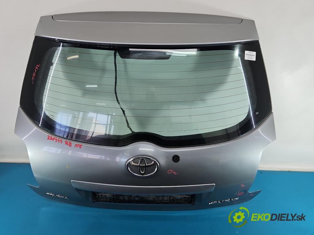 Toyota Auris I 2006-2013 2.0 D4D 126 hp manual 93 kW 1998 cm3 5- zadní kufrové dveře  (Zadní kapota (kufr))