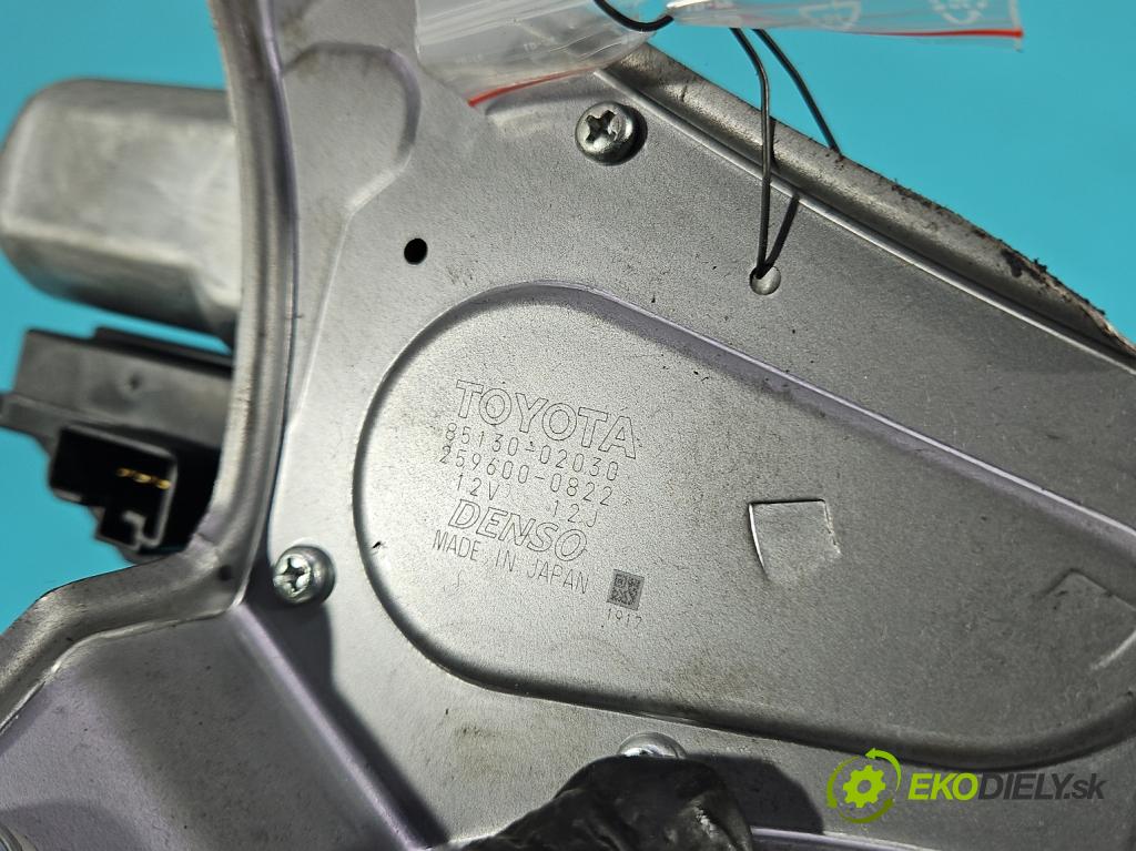 Toyota Auris I 2006-2013 2.0 D4D 126 hp manual 93 kW 1998 cm3 5- motor stěrače zadní 85130-02030