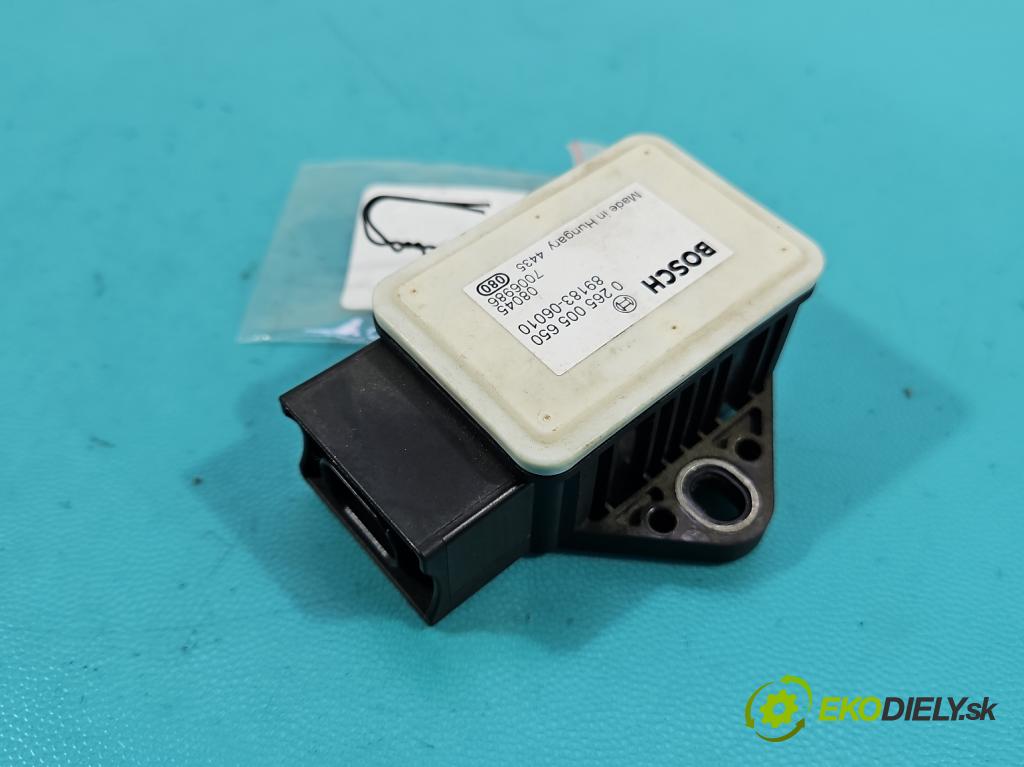 Toyota Auris I 2006-2013 2.0 D4D 126 hp manual 93 kW 1998 cm3 5- snímač ESP 0265005650