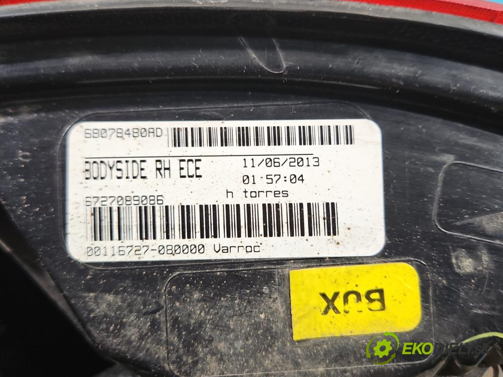 Fiat Freemont 2.0 jtd 170 HP automatic 125 kW 1956 cm3 5- svetlo / reflektor zadné pravé 68078480AD (Kľučka dverí ostatné)