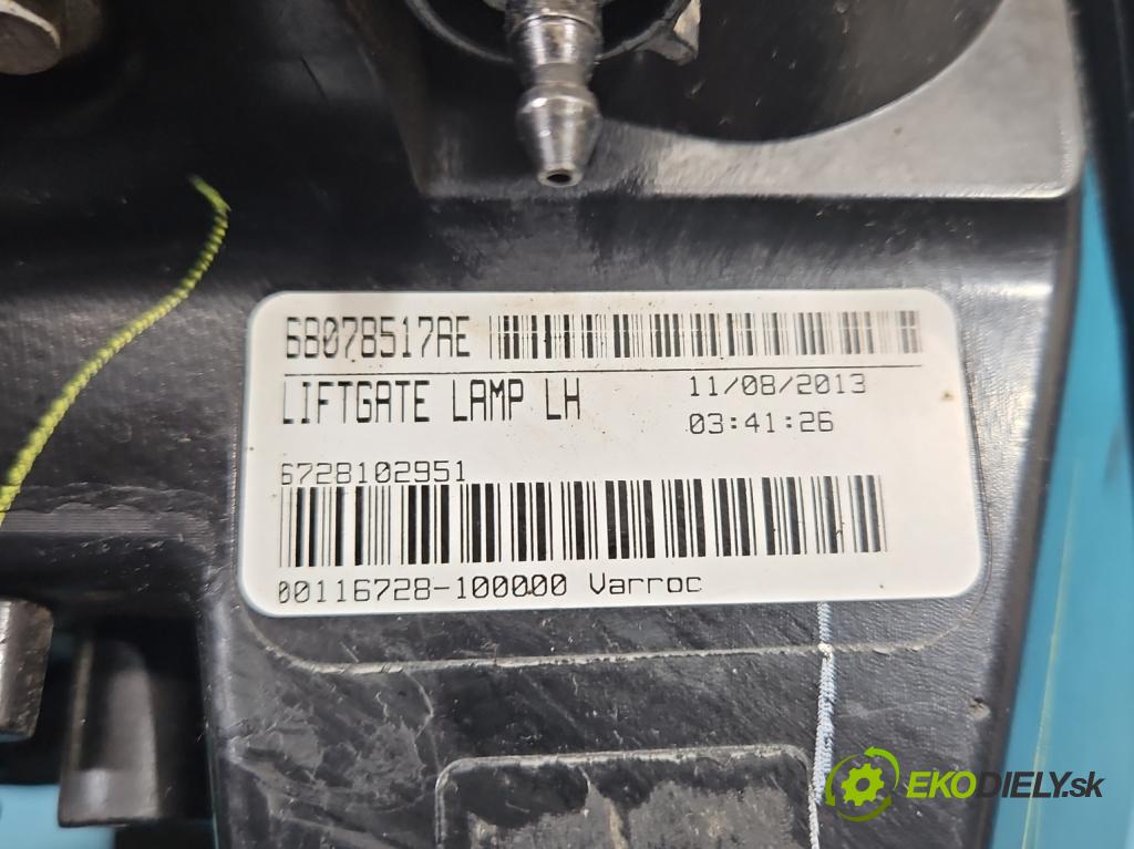 Fiat Freemont 2.0 jtd 170 HP automatic 125 kW 1956 cm3 5- svetlo / reflektor zadné ľavé 68078517AE (Kľučka dverí ostatné)