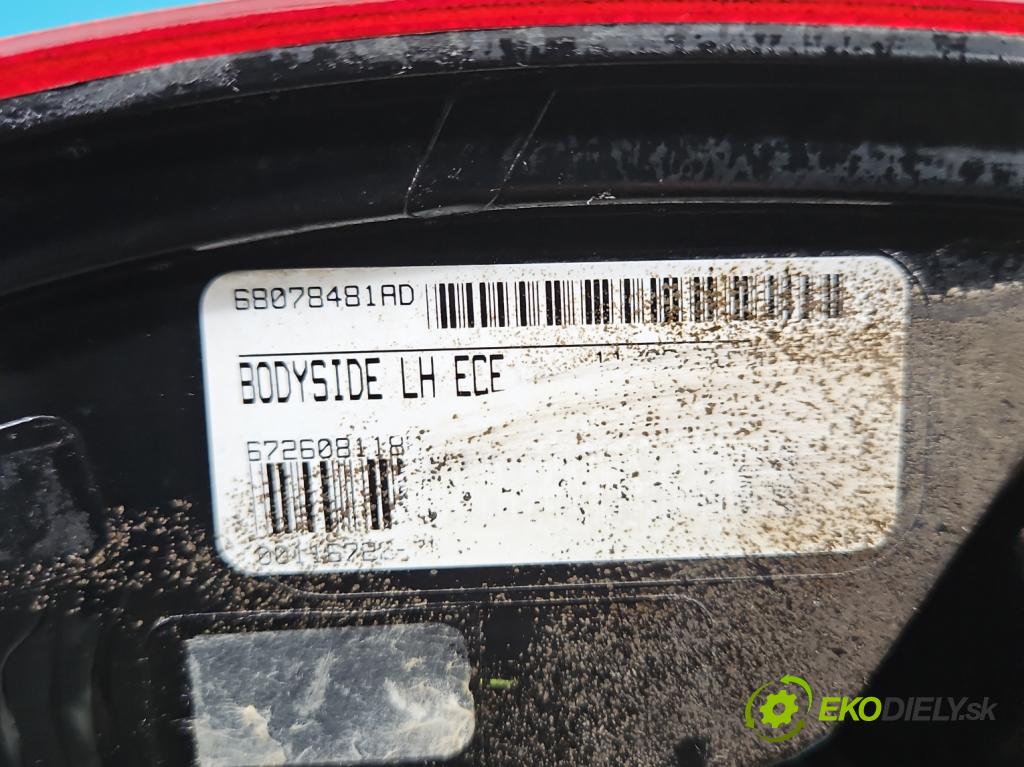 Fiat Freemont 2.0 jtd 170 HP automatic 125 kW 1956 cm3 5- svetlo / reflektor zadné ľavé 68078481AD (Kľučka dverí ostatné)