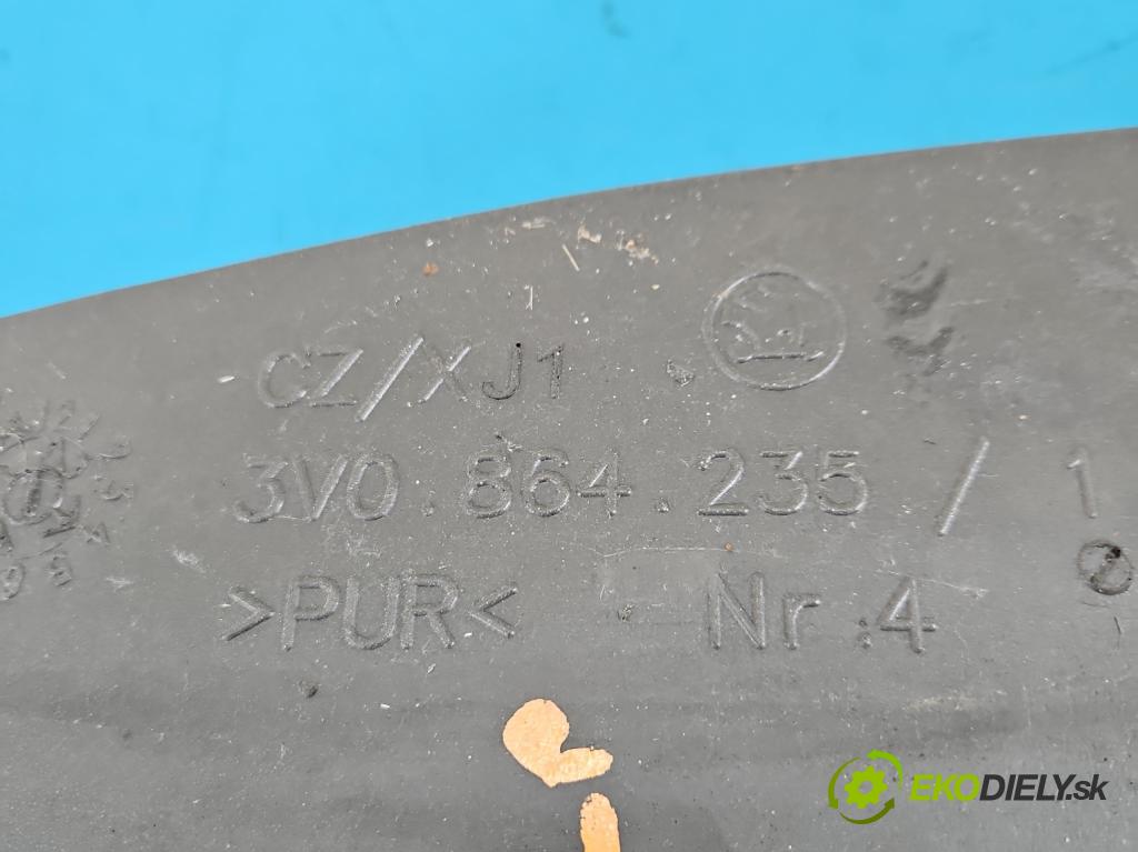 Skoda Superb III 2015-2024 2.0 tdi 150 HP automatic 110 kW 1968 cm3 5- Zvuková izolácia ostatné 3V0864235