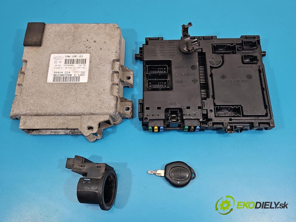 Peugeot 206 1.1 8V 60 hp manual 44 kW 1124 cm3 5- řídící jednotka motoru IAW 1AP.83
