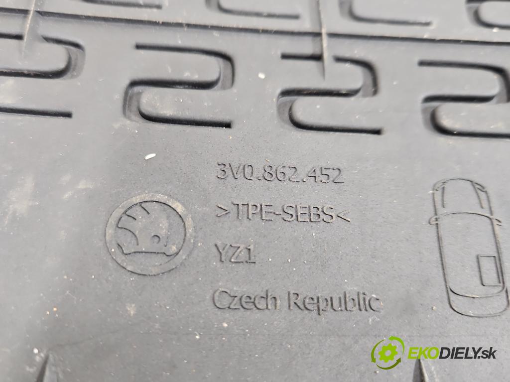 Skoda Superb III 2015-2024 2.0 tdi 150 HP automatic 110 kW 1968 cm3 5- Koberce: