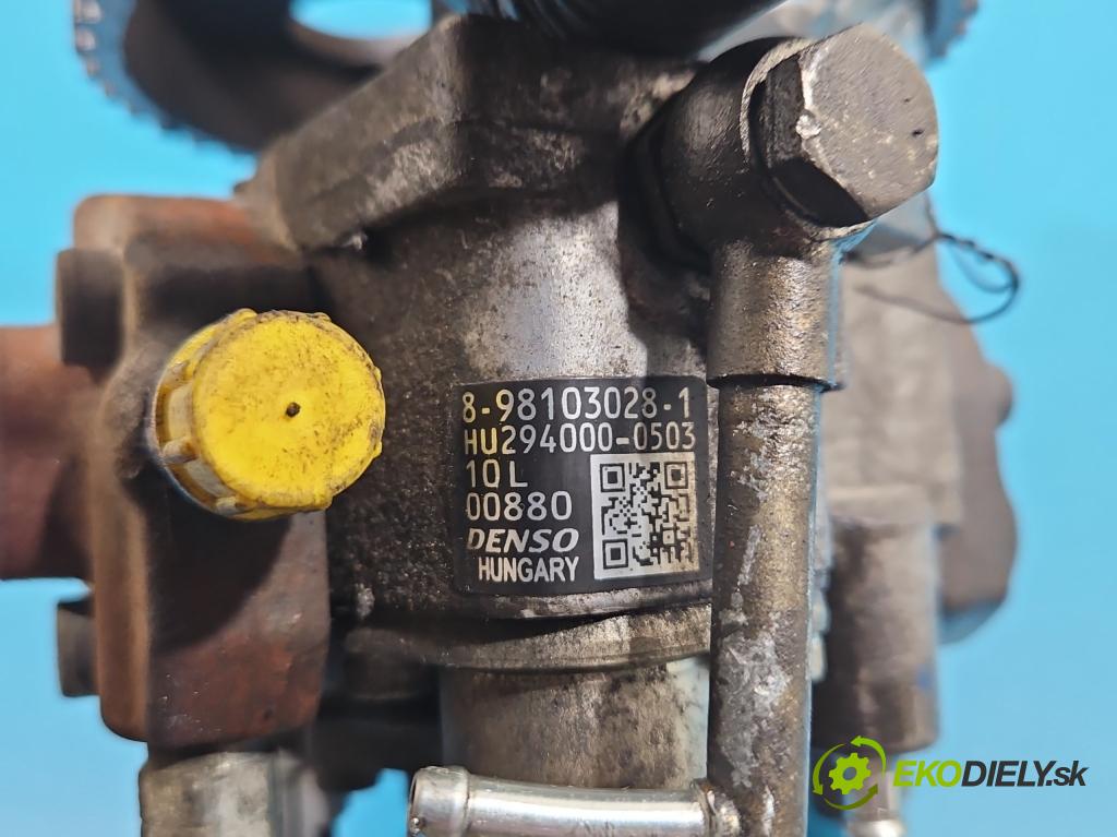 Opel Zafira B 2005-2014 1.7 cdti 125 HP manual 92 kW 1686 cm3 5- čerpadlo vstrekovacia 294000-0503 (Vstrekovacie čerpadlo)