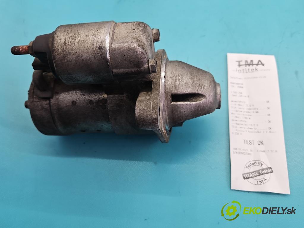 Opel Zafira B 2005-2014 1.7 cdti 125 HP manual 92 kW 1686 cm3 5- štartér 8980147431 (Štartér)