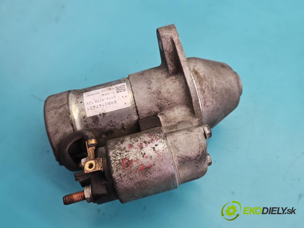 Opel Zafira B 2005-2014 1.7 cdti 125 HP manual 92 kW 1686 cm3 5- štartér 8980147431 (Štartér)