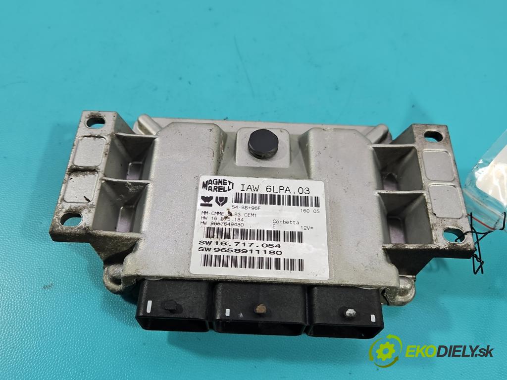 Citroen C4 I 2004-2011 2.0 16V 177 HP manual 130 kW 1997 cm3 3- riadiaca jednotka motora IAW 6LPA.03