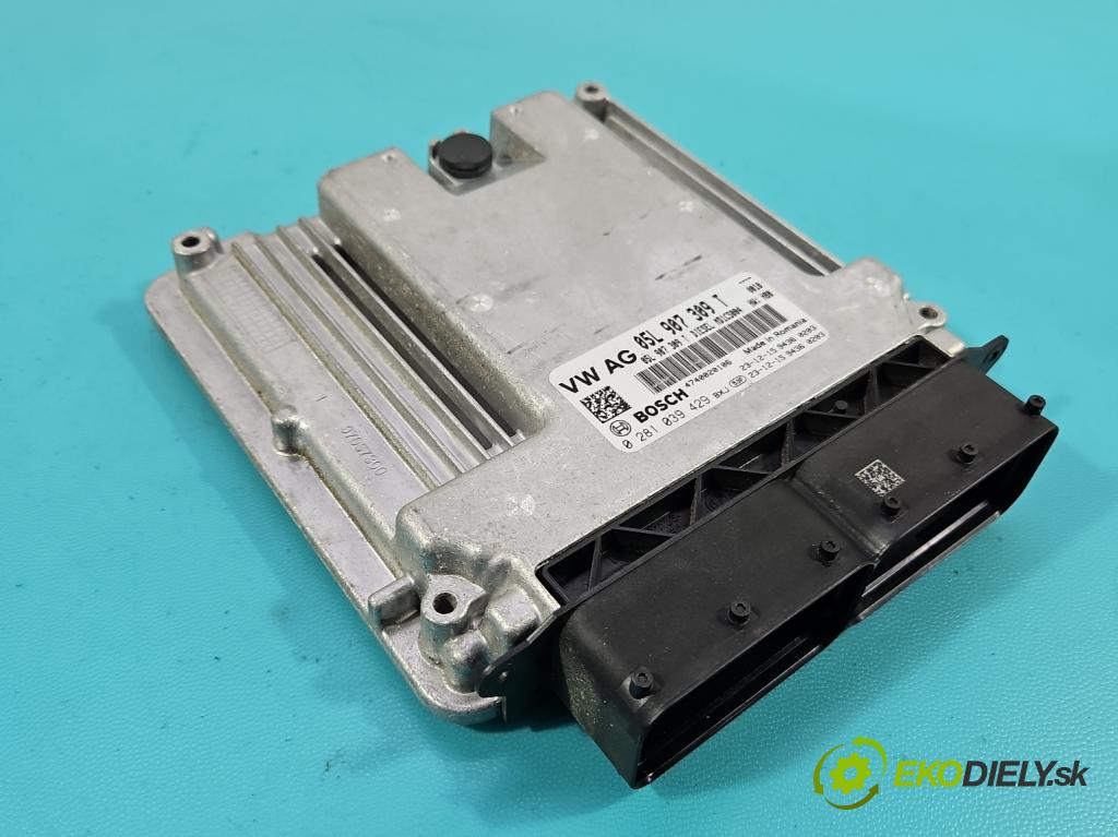 Skoda Superb III 2015-2024 2.0 tdi 150 hp automatic 110 kW 1968 cm3 5- řídící jednotka motoru 05L907309T