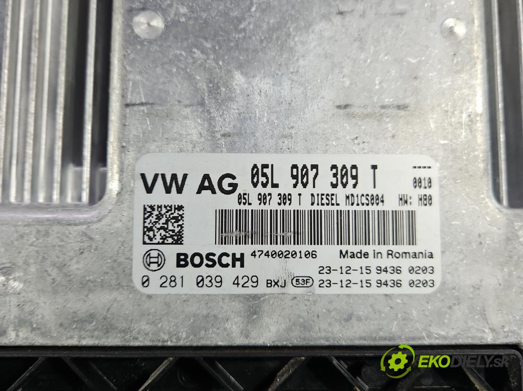 Skoda Superb III 2015-2024 2.0 tdi 150 HP automatic 110 kW 1968 cm3 5- riadiaca jednotka motora 05L907309T