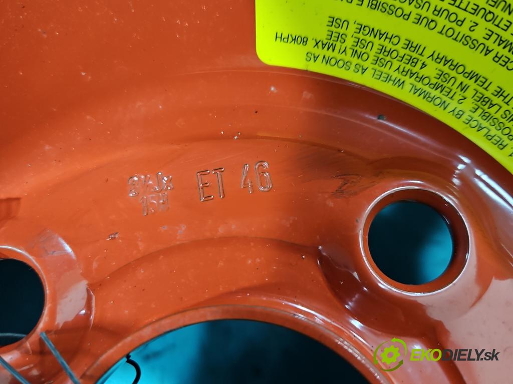 Hyundai I20 I 2008-2014 1.2 16V 78 HP manual 57.2 kW 1248 cm3 5- koleso rezervne 15"