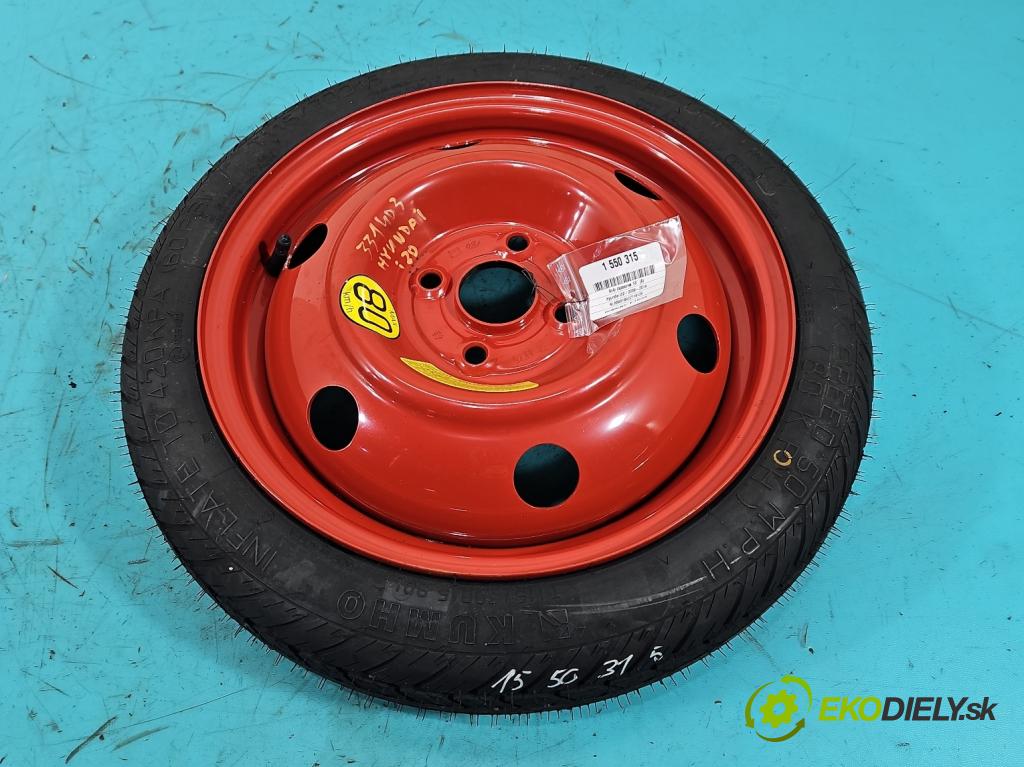 Hyundai I20 I 2008-2014 1.2 16V 78 HP manual 57.2 kW 1248 cm3 5- koleso rezervne 15