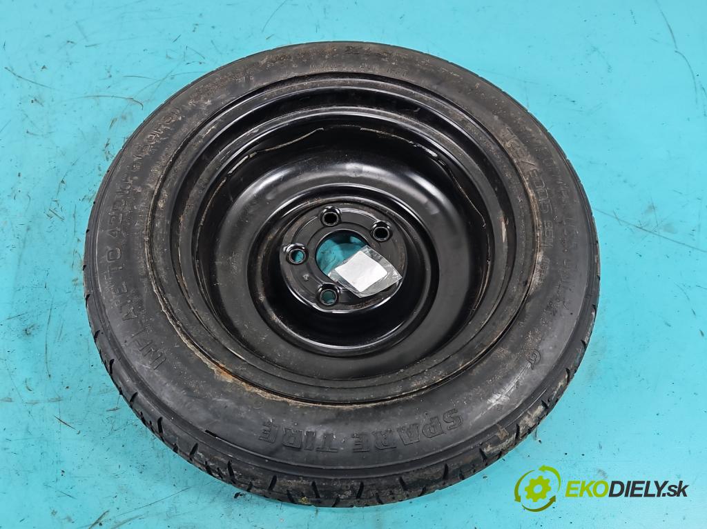 Kia Venga 1.4 16V 90 HP manual 66.2 kW 1396 cm3 5- koleso rezervne 15"