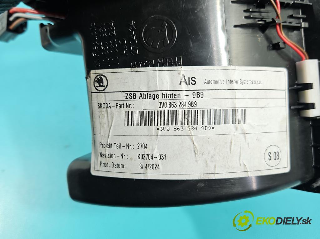 Skoda Superb III 2015-2024 2.0 tdi 150 hp automatic 110 kW 1968 cm3 5- kastlík 3V0863284