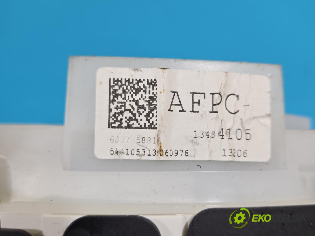 Opel Meriva B 2010-2017 1.2 cdti 75 hp manual 55 kW 1248 cm3 5- řídící jednotka motoru 0281019088