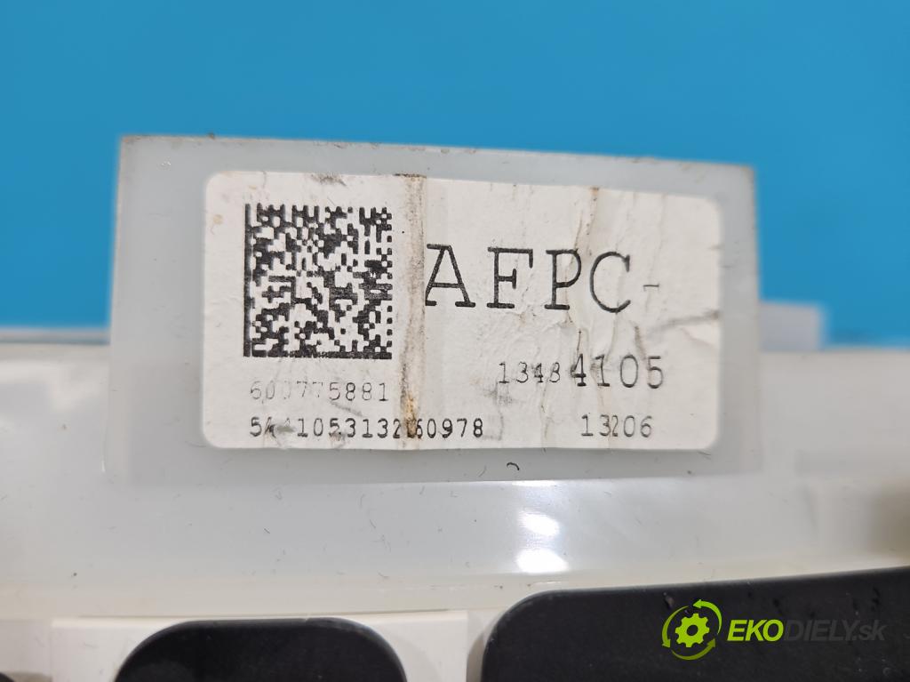 Opel Meriva B 2010-2017 1.2 cdti 75 hp manual 55 kW 1248 cm3 5- řídící jednotka motoru 0281019088