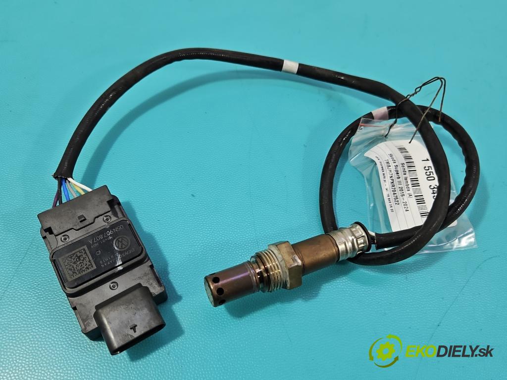 Skoda Superb III 2015-2024 2.0 tdi 150 HP automatic 110 kW 1968 cm3 5- Sonda lambda 05N907807A (Lambda sonda)