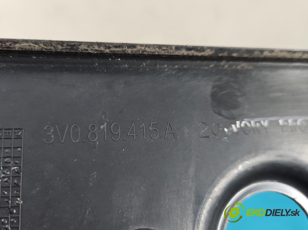 Skoda Superb III 2015-2024 2.0 tdi 150 HP automatic 110 kW 1968 cm3 5- torpédo 3V2819415 (Torpédo (plast pod čelným sklom))