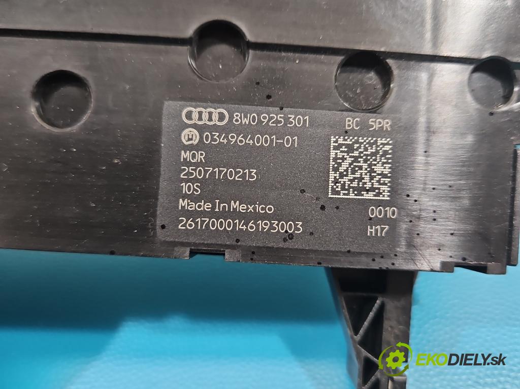 Audi A4 B9 2015-2024 2.0 TFSI 252KM automatic 185 kW 1984 cm3 4- prepínač ostatné 8W0925301