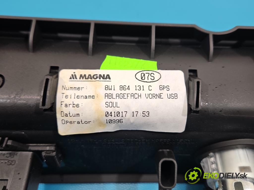 Audi A4 B9 2015-2024 2.0 TFSI 252KM automatic 185 kW 1984 cm3 4- zásuvka USB 8W1864131C