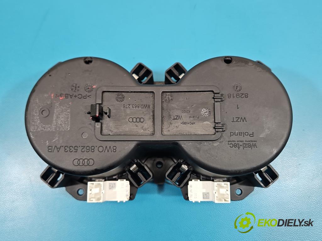 Audi A4 B9 2015-2024 2.0 TFSI 252KM automatic 185 kW 1984 cm3 4- Rukojeť: na nápoje: 8W0862533A (Držiak (úchyt) na nápoje)