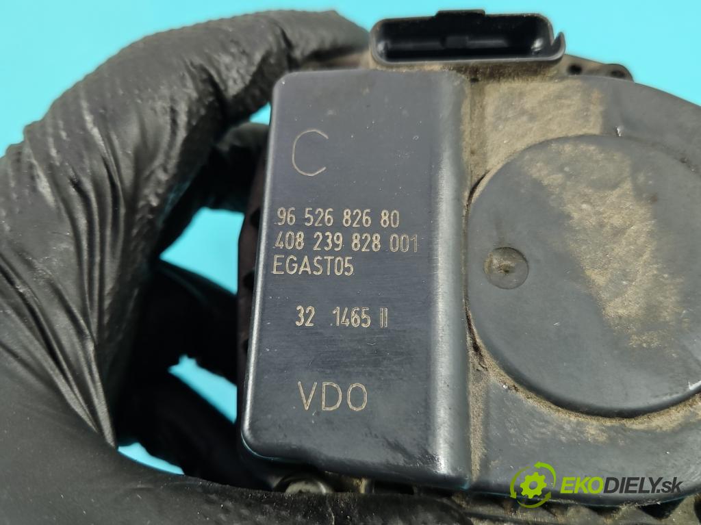 Citroen C4 I 2004-2011 2.0 16V 177 HP manual 130 kW 1997 cm3 3- klapka 9652682680 (Škrtiaca klapka)