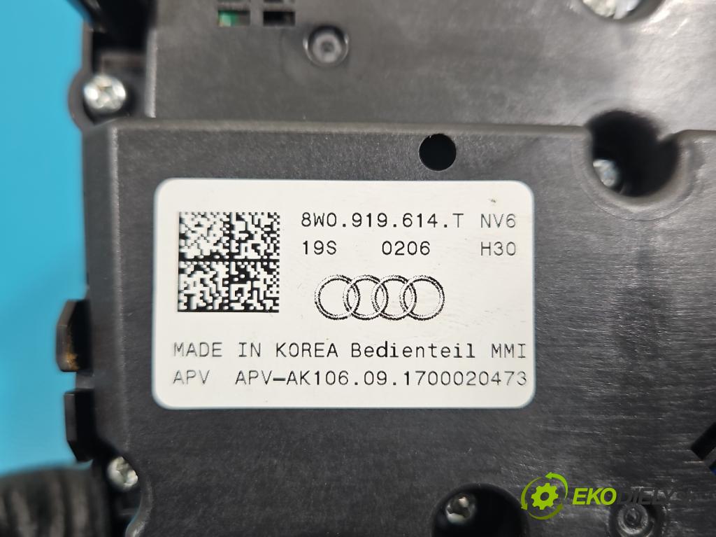 Audi A4 B9 2015-2024 2.0 TFSI 252KM automatic 185 kW 1984 cm3 4- prepínač rádio: navigácie 8W0919614T