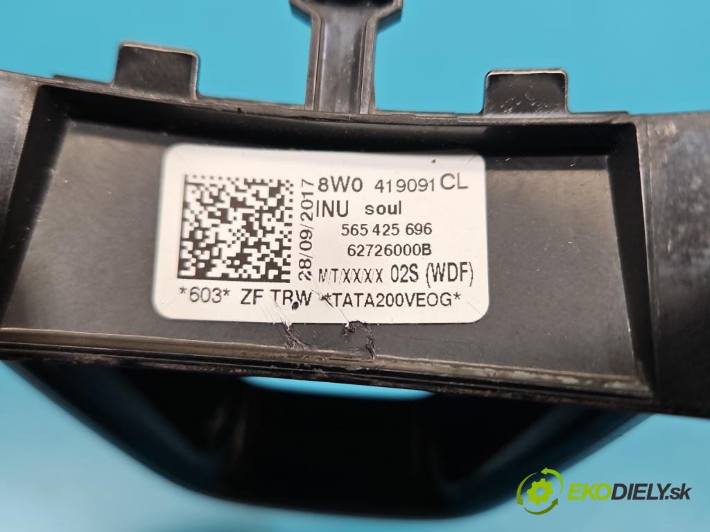 Audi A4 B9 2015-2024 2.0 TFSI 252KM automatic 185 kW 1984 cm3 4- prepínač multifunkční: řízení: 8W0419689 (Prepínacie páčky pod volantom)